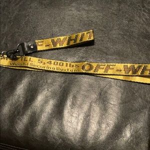 Off white lanyard